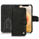 Lederschutzhülle Apple iPhone 12 mini - Negre poudro