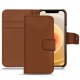가죽 커버 Apple iPhone 12 mini - Marron PU