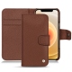 Lederschutzhülle Apple iPhone 12 mini - Marron délicat