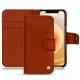 Apple iPhone 12 mini leather case - Orange Veggie