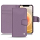 Housse cuir Apple iPhone 12 - Lilas ( Nappa - Pantone 2645U ) 