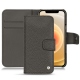 Funda de piel Apple iPhone 12 - Anthracite ( Pantone 424C ) 