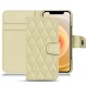Capa em pele Apple iPhone 12 - Beige - Couture ( Nappa - Pantone 7502C ) 