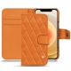 レザーケース Apple iPhone 12 - Orange - Couture ( Nappa - Pantone 1495U ) 