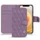 Capa em pele Apple iPhone 12 - Lilas - Couture ( Nappa - Pantone 2645U ) 
