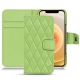 Capa em pele Apple iPhone 12 - Vert olive - Couture ( Nappa - Pantone 578U ) 
