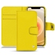 レザーケース Apple iPhone 12 - Jaune fluo