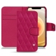 レザーケース Apple iPhone 12 - Rose fluo - Couture