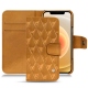 レザーケース Apple iPhone 12 - Or Maïa - Couture