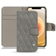 Funda de piel Apple iPhone 12 - Acier vintage - Couture