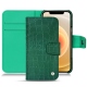 Funda de piel Apple iPhone 12 - Crocodile pino