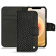 Lederschutzhülle Apple iPhone 12 - Serpent nero