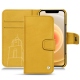 レザーケース Apple iPhone 12 - Jaune soulèu