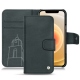 Capa em pele Apple iPhone 12 - Blu marino