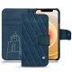 Capa em pele Apple iPhone 12 - Blu mediterran - Couture