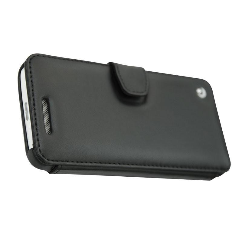 Custodia in pelle HTC One HTC E8 