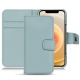 Capa em pele Apple iPhone 12 - Bleu Ciel PU