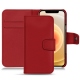 Custodia in pelle Apple iPhone 12 - Rouge PU