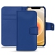 レザーケース Apple iPhone 12 - Bleu Océan PU