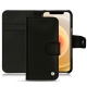 Housse cuir Apple iPhone 12 - Noir Veggie