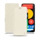 Housse cuir Google Pixel 5 - Blanc ( Nappa - White ) 