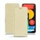 Capa em pele Google Pixel 5 - Beige ( Nappa - Pantone 7502C ) 