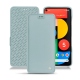 Google Pixel 5 leather case - Bleu ciel ( Nappa - Pantone 277C ) 