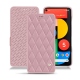 Lederschutzhülle Google Pixel 5 - Rose - Couture ( Nappa - Pantone 2365C ) 