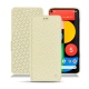 Funda de piel Google Pixel 5 - Ivoire ( Sleek P C12 - White ) 
