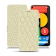Custodia in pelle Google Pixel 5 - Ivoire - Couture ( Sleek P C12 - White ) 