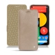 가죽 커버 Google Pixel 5 - Taupe vintage ( Pantone 7530C ) 