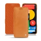Google Pixel 5 leather case - Mandarine vintage ( Pantone 165C ) 