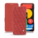 Capa em pele Google Pixel 5 - Cerise vintage - Couture