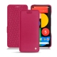 Google Pixel 5 leather case - Rose fluo