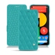 Lederschutzhülle Google Pixel 5 - Bleu fluo - Couture
