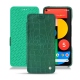 Google Pixel 5 leather case - Crocodile pino