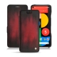 Google Pixel 5 leather case - Rouge Patine
