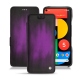 Google Pixel 5 leather case - Violet Patine