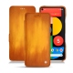 Housse cuir Google Pixel 5 - Orange Patine