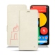 Housse cuir Google Pixel 5 - Blanc escumo