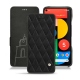 가죽 커버 Google Pixel 5 - Negre poudro - Couture