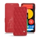 Google Pixel 5 leather case - Rouge troupelenc - Couture