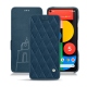 Housse cuir Google Pixel 5 - Blu mediterran - Couture