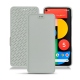 Housse cuir Google Pixel 5 - Gris PU