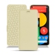 Custodia in pelle Google Pixel 5 - Beige PU