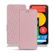 Housse cuir Google Pixel 5 - Rose PU