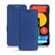 Housse cuir Google Pixel 5 - Bleu océan PU