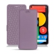 Google Pixel 5 leather case - Lilas PU
