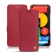 Google Pixel 5 leather case - Rouge passion