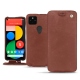 Capa em pele Google Pixel 5 - Passion vintage ( Glutton - Red ) 